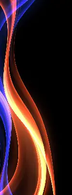 Fenster rollo Orange und blaue Animation