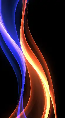 Fenster rollo Orange und blaue Animation