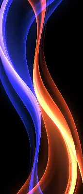 Fenster rollo Orange und blaue Animation