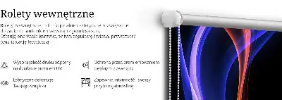 Fenster rollo Orange und blaue Animation