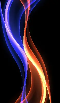 Fenster rollo Orange und blaue Animation