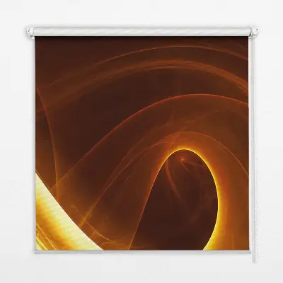 Rollo lichtundurchlässig Orange Abstraktion