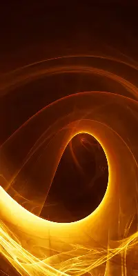 Rollo lichtundurchlässig Orange Abstraktion