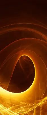 Rollo lichtundurchlässig Orange Abstraktion