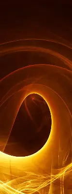 Rollo lichtundurchlässig Orange Abstraktion