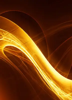 Rollo lichtundurchlässig Orange Abstraktion