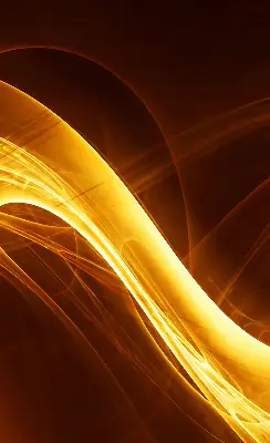 Rollo lichtundurchlässig Orange Abstraktion