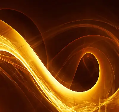 Rollo lichtundurchlässig Orange Abstraktion