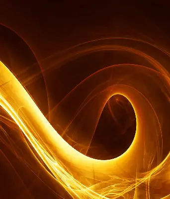 Rollo lichtundurchlässig Orange Abstraktion