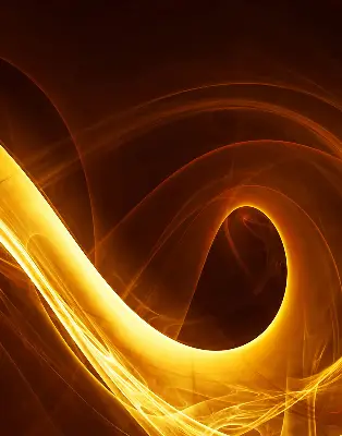 Rollo lichtundurchlässig Orange Abstraktion