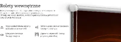 Rollo lichtundurchlässig Orange Abstraktion