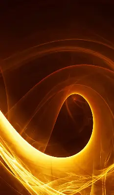 Rollo lichtundurchlässig Orange Abstraktion