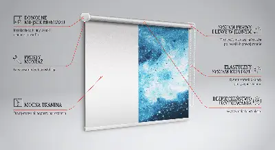 Verdunkelungsrollo Kosmos