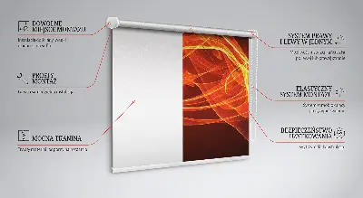 Fenster rollo Orange Abstraktion