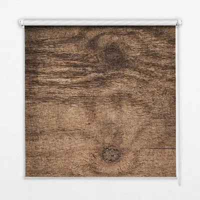 Rollo lichtundurchlässig Dunkles Holz