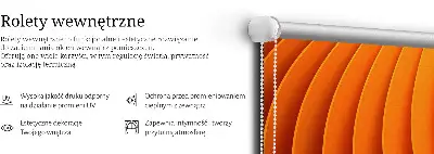 Fenster rollo Orange Abstraktion