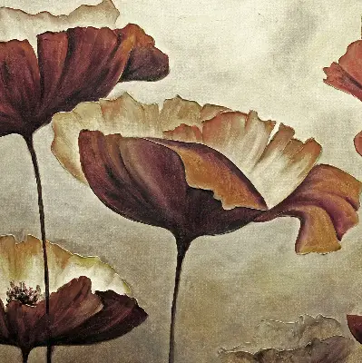 Verdunkelungsrollo Blumen