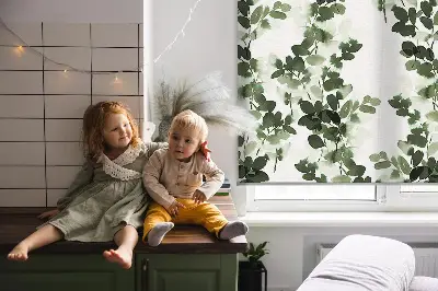 Fenster rollo Blätter