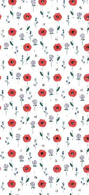 Verdunkelungsrollo Mohnblumen