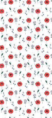 Verdunkelungsrollo Mohnblumen