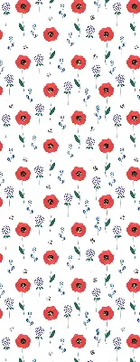 Verdunkelungsrollo Mohnblumen