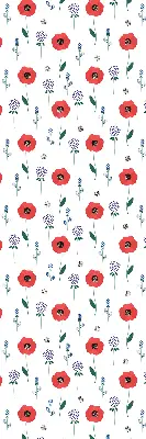 Verdunkelungsrollo Mohnblumen
