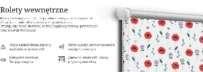 Verdunkelungsrollo Mohnblumen