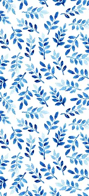 Fenster rollo Blaue Blätter