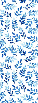 Fenster rollo Blaue Blätter