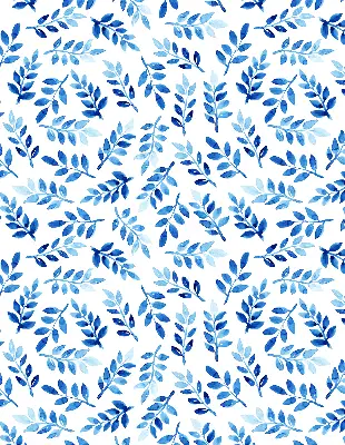 Fenster rollo Blaue Blätter