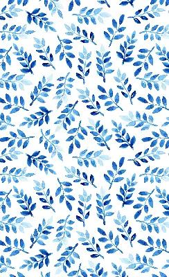 Fenster rollo Blaue Blätter