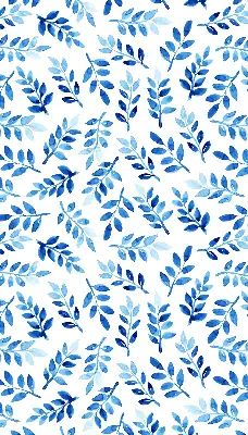 Fenster rollo Blaue Blätter