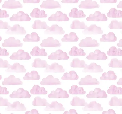 Rollo lichtundurchlässig Rosa Wolken