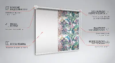 Fenster rollo Schmetterlinge auf Blumen