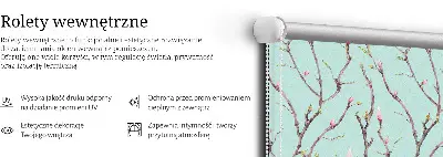 Rollo lichtundurchlässig Zweige