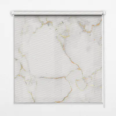 Fenster rollo Weißer Marmor