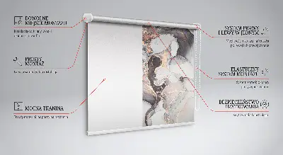 Fenster rollo Grauer Marmor