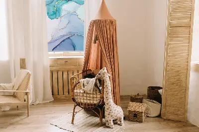 Fenster rollo Blauer Marmor