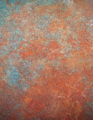 Verdunkelungsrollo Orangefarbenes Blech