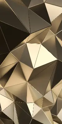 Verdunkelungsrollo Goldene Dreiecke