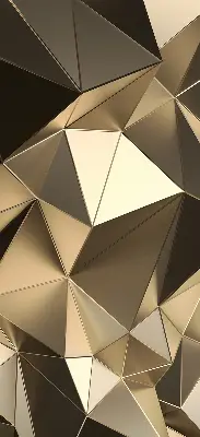 Verdunkelungsrollo Goldene Dreiecke