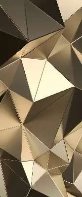 Verdunkelungsrollo Goldene Dreiecke
