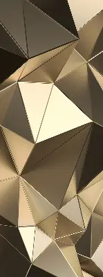 Verdunkelungsrollo Goldene Dreiecke