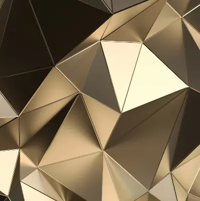 Verdunkelungsrollo Goldene Dreiecke