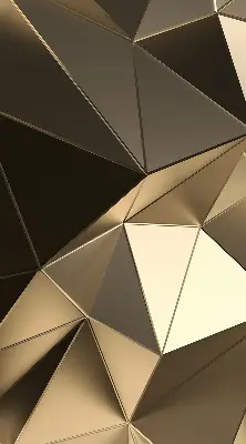 Verdunkelungsrollo Goldene Dreiecke