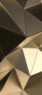 Verdunkelungsrollo Goldene Dreiecke