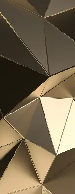 Verdunkelungsrollo Goldene Dreiecke