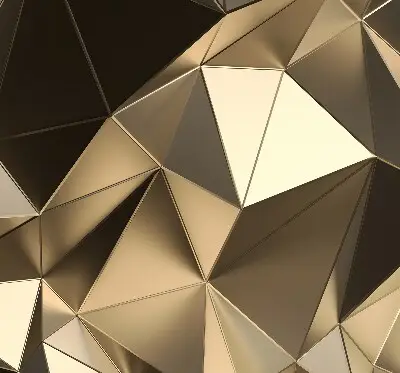 Verdunkelungsrollo Goldene Dreiecke