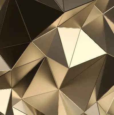 Verdunkelungsrollo Goldene Dreiecke