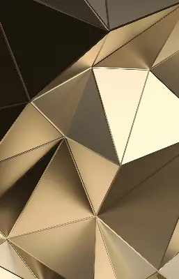 Verdunkelungsrollo Goldene Dreiecke